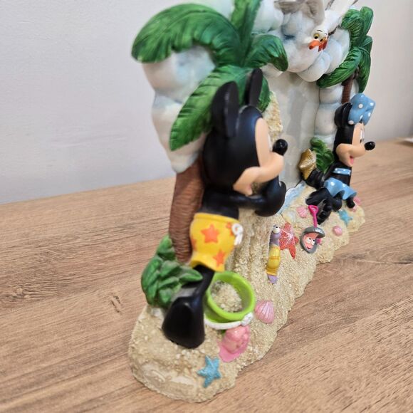 Disney Mickey & Minnie Mouse 3D Photo Picture Frame At Beach Sand Castle for 3.5 - Picture 2 of 7